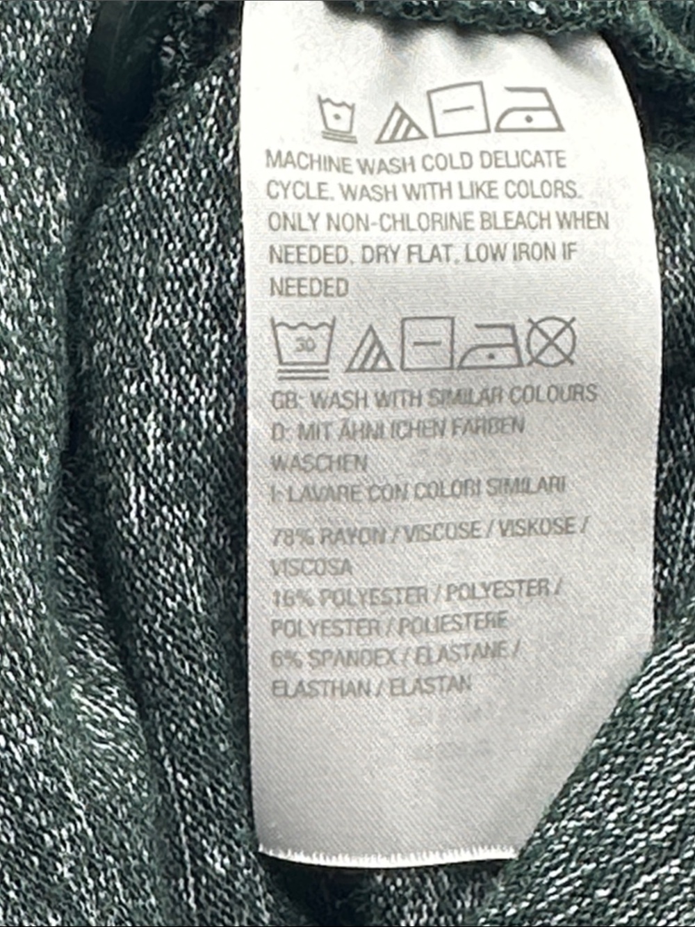 Susan Graver Lifestyle 3X Green Oversized Batwing Cardigan Button Front Pockets - Picture 12 of 13